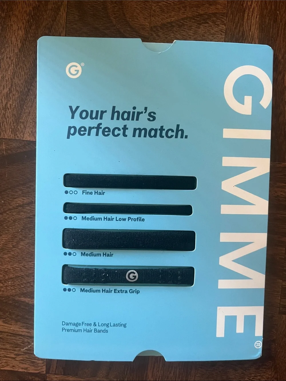 Gimme Black Hair Bands- Long Lasting and Damage Free
